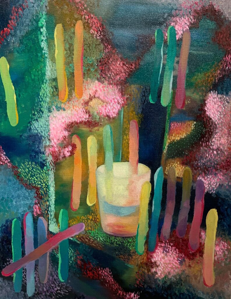 Tally, by Ericka Jeffries, 2019, oil on linen