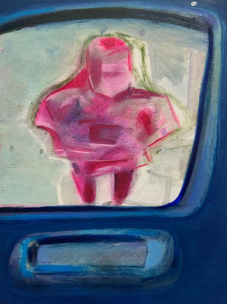 Reflection, by Hanna Jennings, 2024, oil on panel