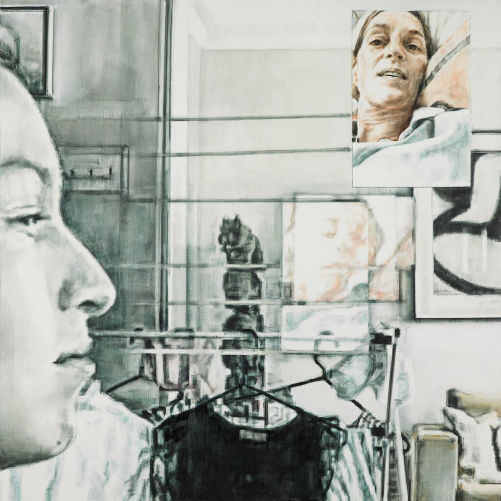 EmbeddedLaundry, by Laura Karetzky, 2016, oil on linen