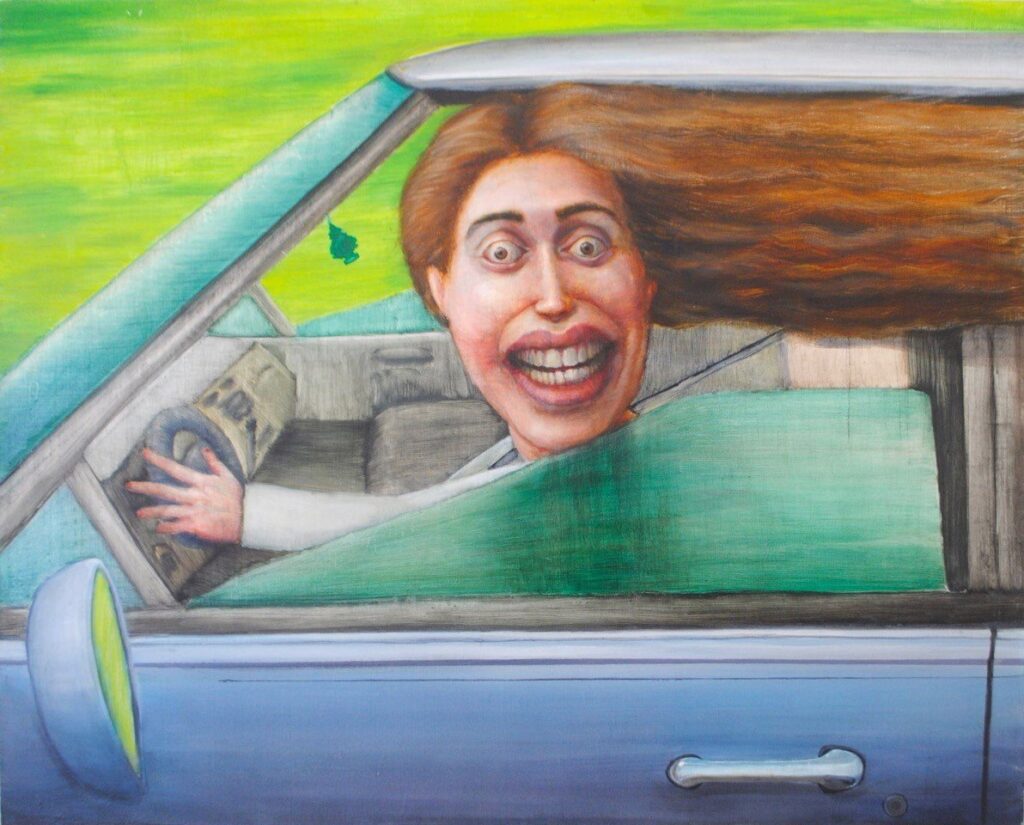 Lost It, by Sophia Kayafas, 2016, Oil on linen