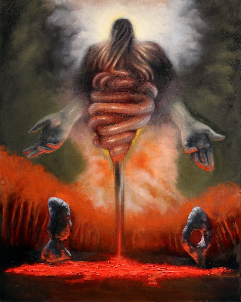 Abraxas, by Kayley Kemp, 2019, oil on canvas