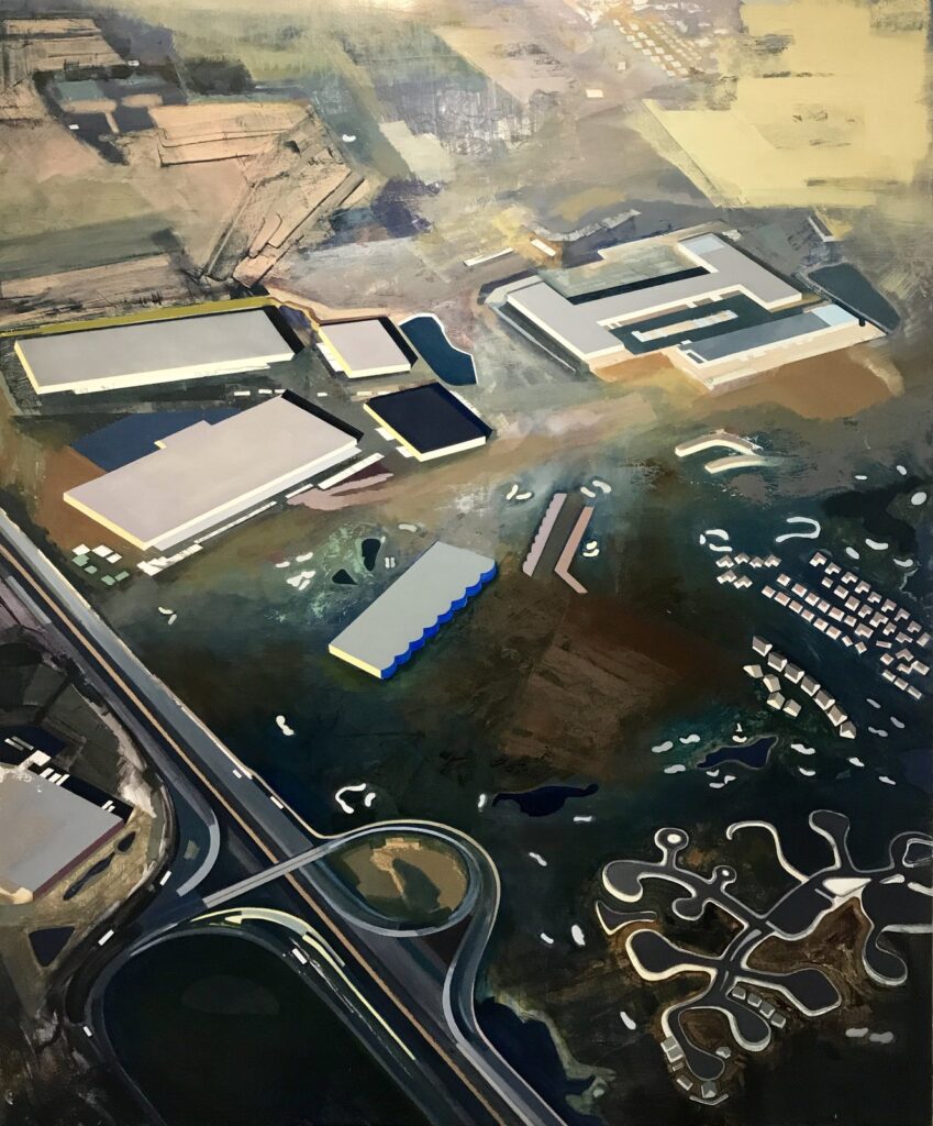 Untitled, by Amina Kerimova, 2017, Oil on canvas