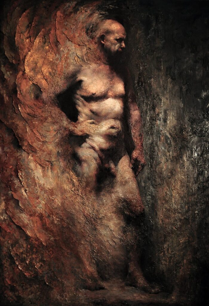 The Origin I, by HakChul Kim, 2017, Oil on canvas