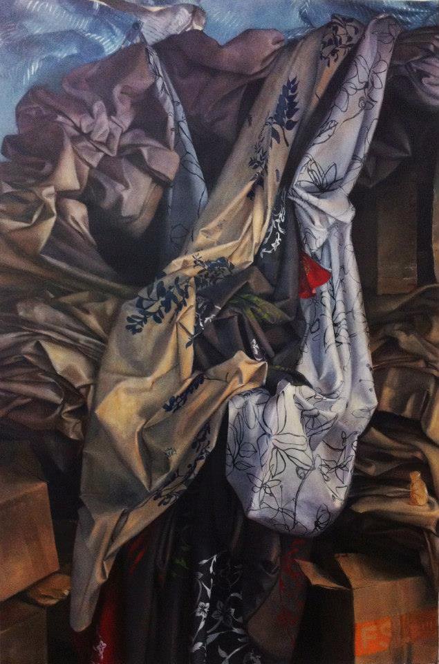 The Falls, by Dana Kotler, 2014, Oil on canvas