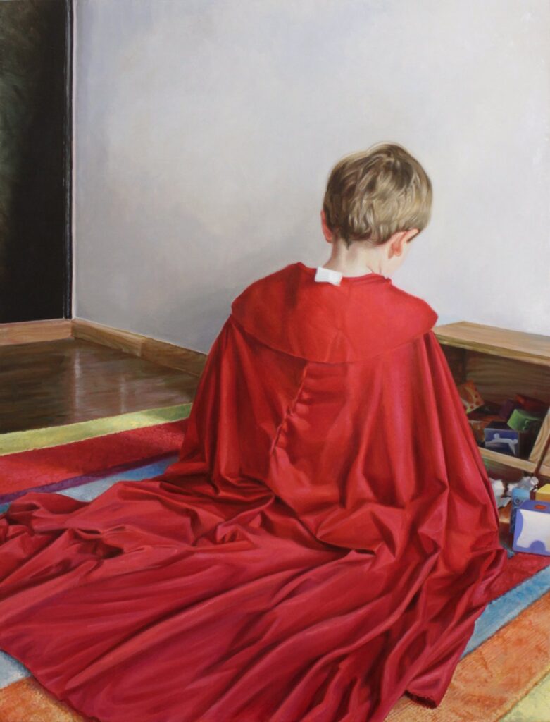 The Prayer, by Daniela Kovacic, 2017, Oil on canvas