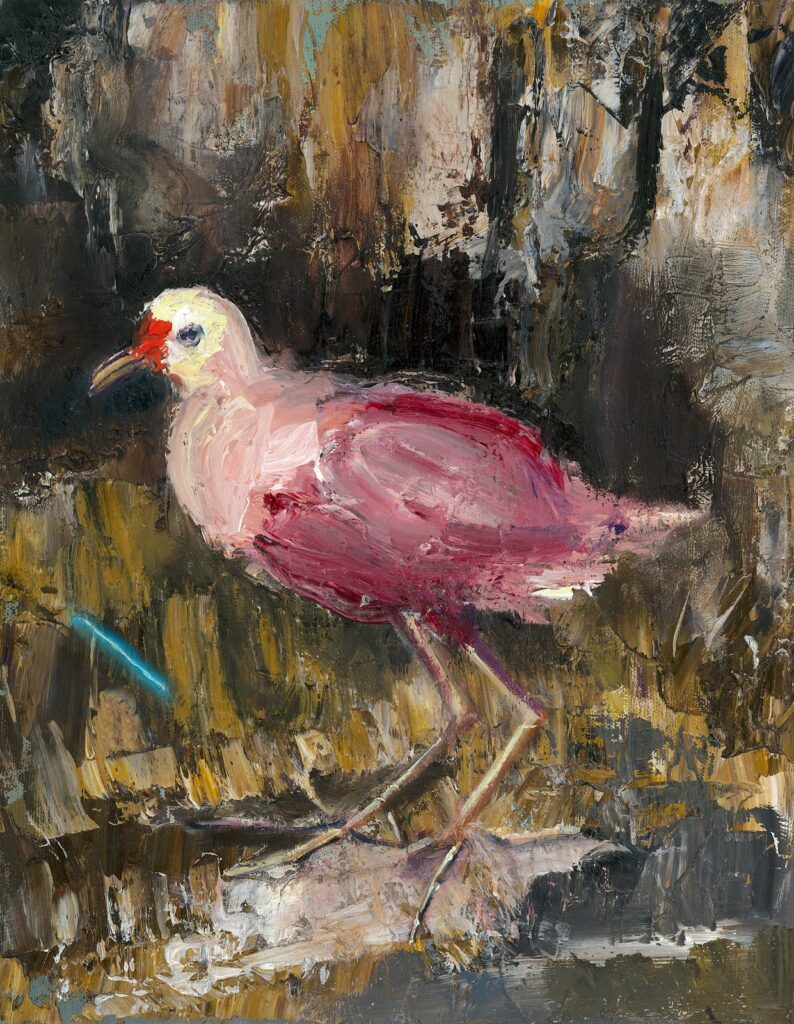 Maneater, by Maria Kozak, 2016, oil on canvas