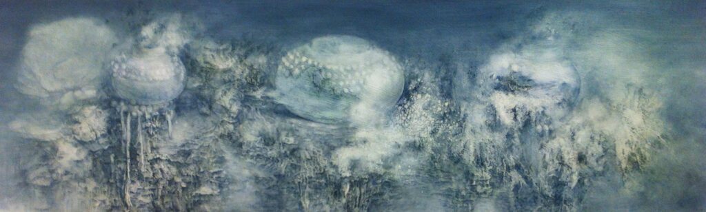 Return, by Daniela Krachtt, 2013, Oil on panel