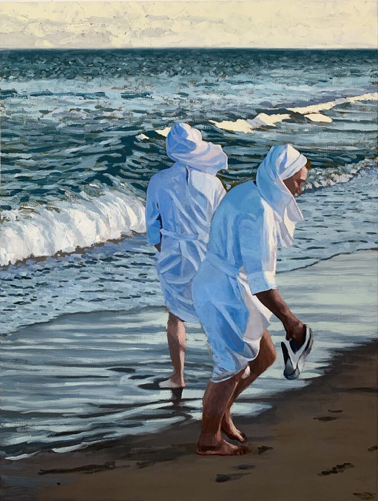 Untitled, by David Kratz, 2020, oil on canvas