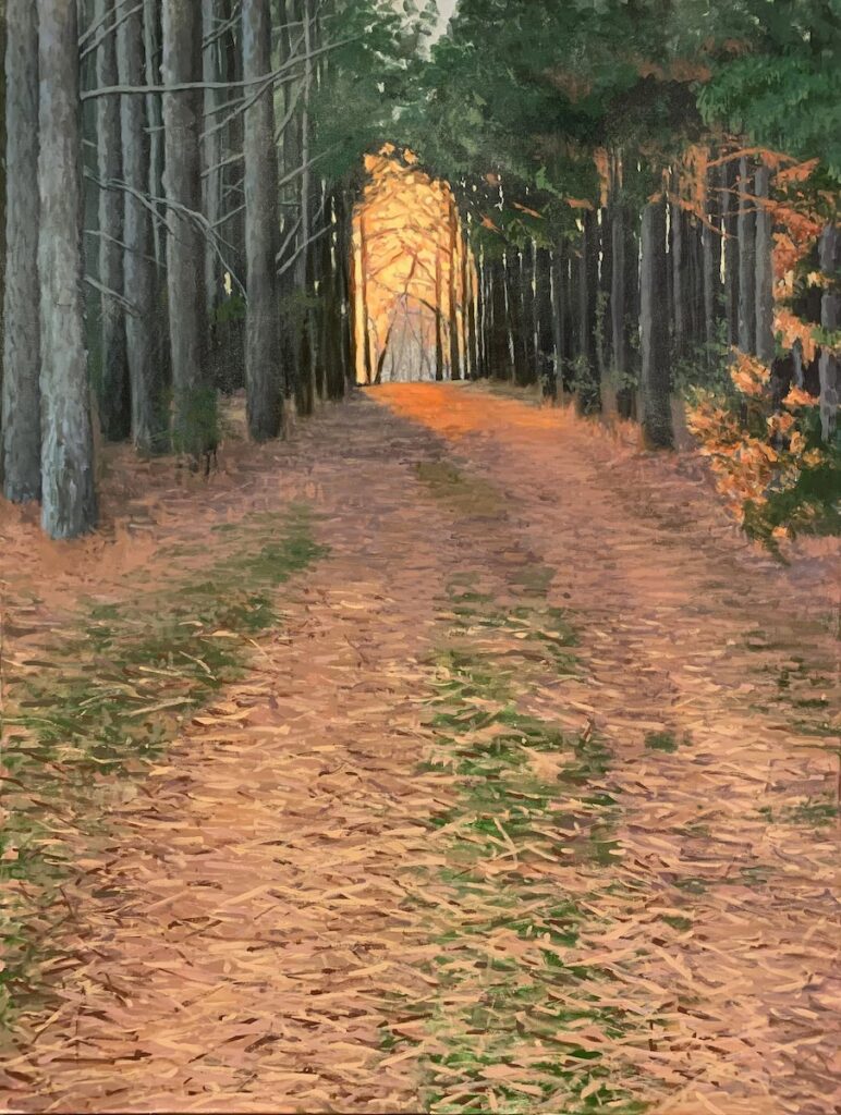 All the Light You Can See, by David Kratz, 2023, oil on canvas