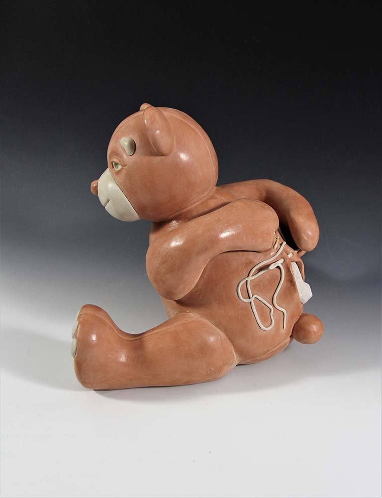 Smart, by Irina Lakshin, 2021, clay and terra sigillata