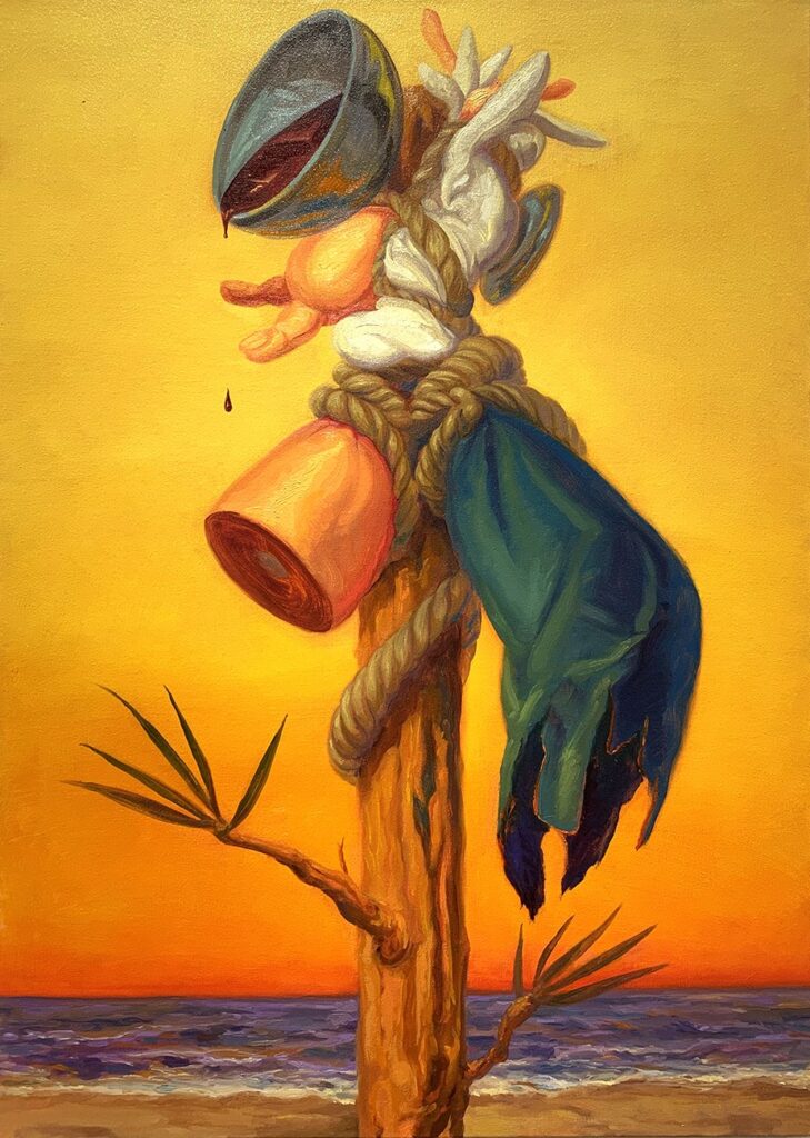 The Destination Is Half the Reward, by Zachary Lank, 2023, oil on canvas