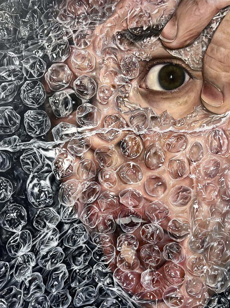 Take Me Seriously, by Isabella Lares, 2023, acrylic on canvas