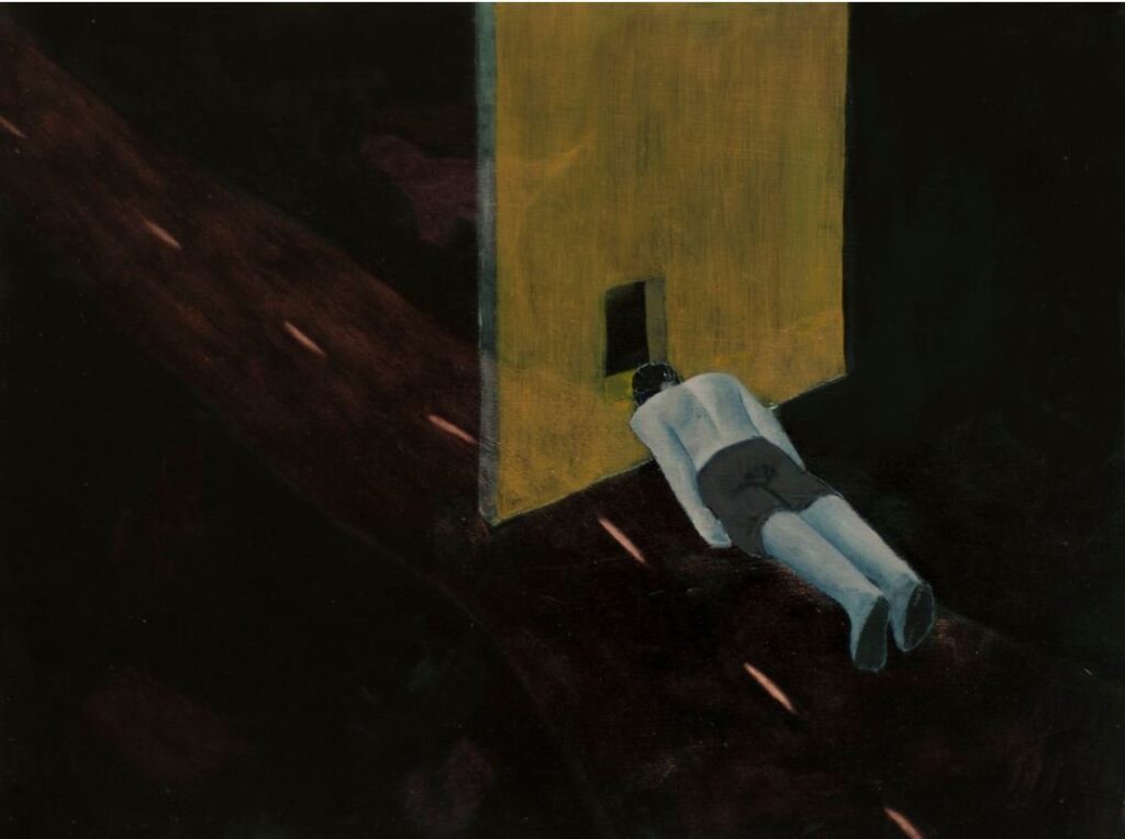 Floating, by Laura Noguera-Florez, 2017, Oil on panel