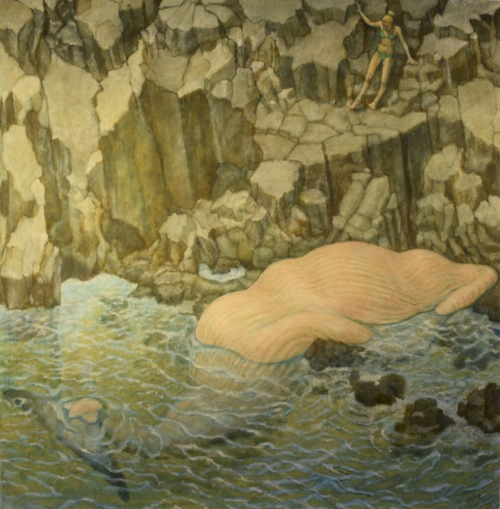 Untitled, by Christopher Law, 2016, Oil on panel