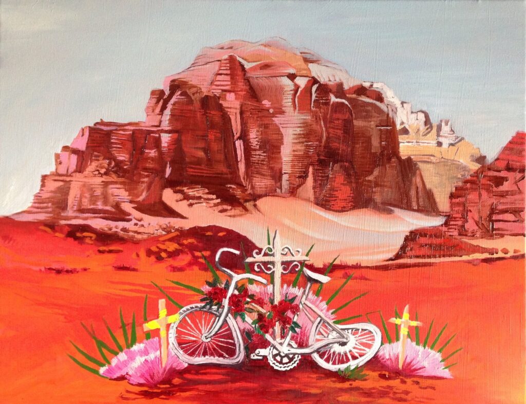 In Memory, by Nico LeBarge, 2017, Oil on canvas
