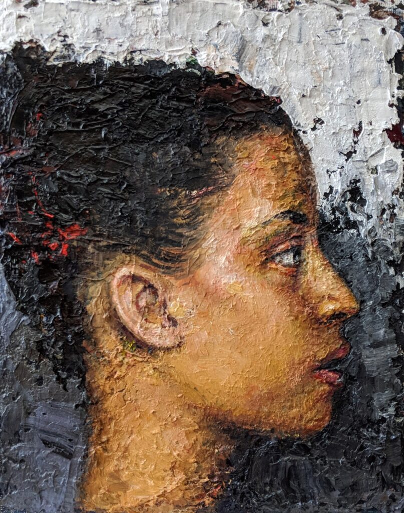 Red Fleck, by Thomas Legaspi, 2018