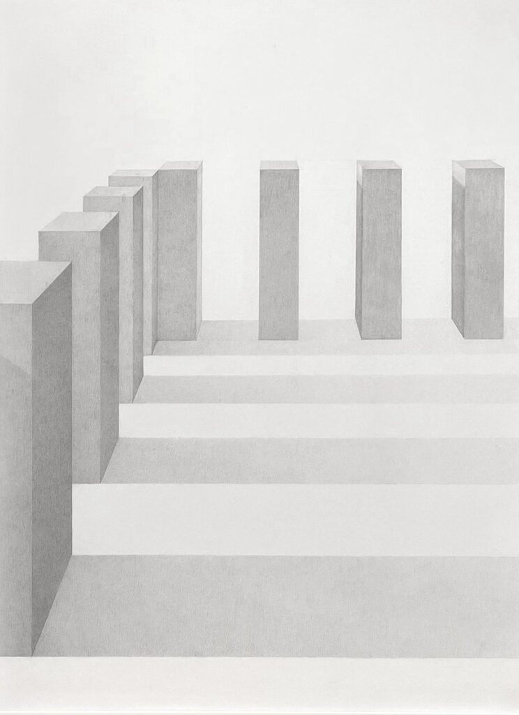 Untitled, by Jess Leo, 2021, graphite on paper
