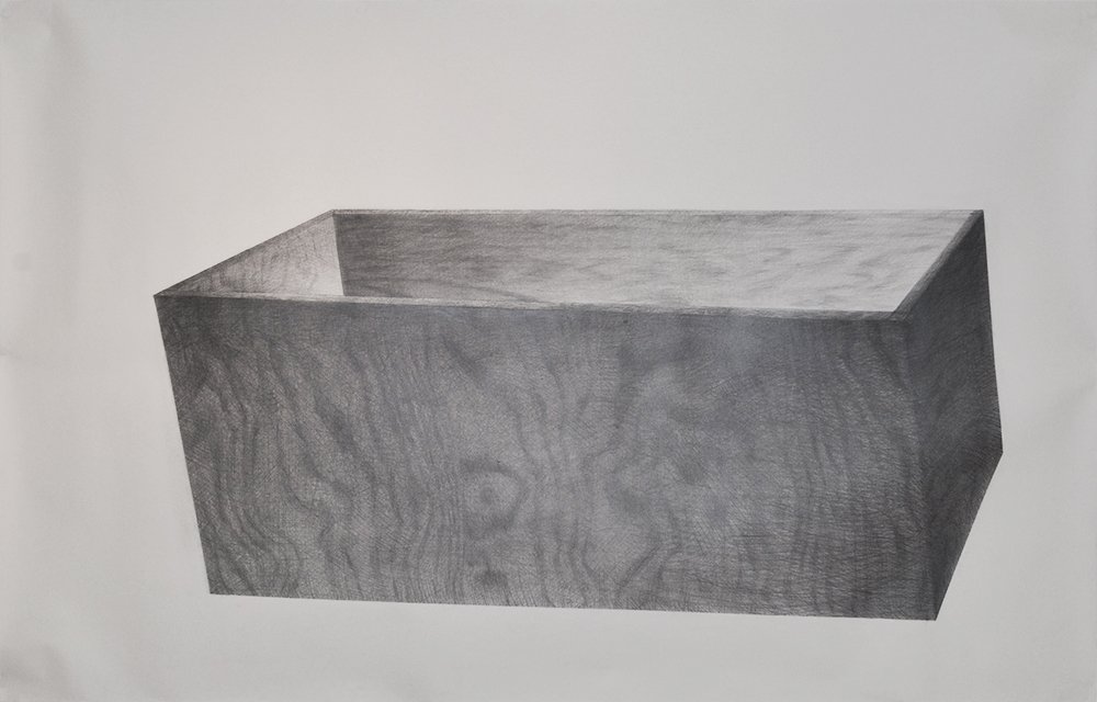 Walls, by Jessica Leo, 2014, Graphite on paper