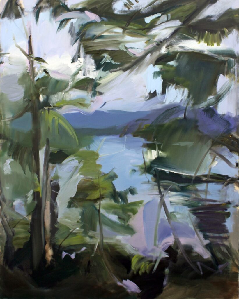 Kyuquot, by Nick Lepard, 2018, oil on canvas