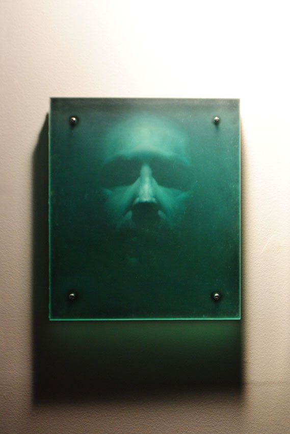 David, by James Linkous, 2012, Pencil on plexiglass