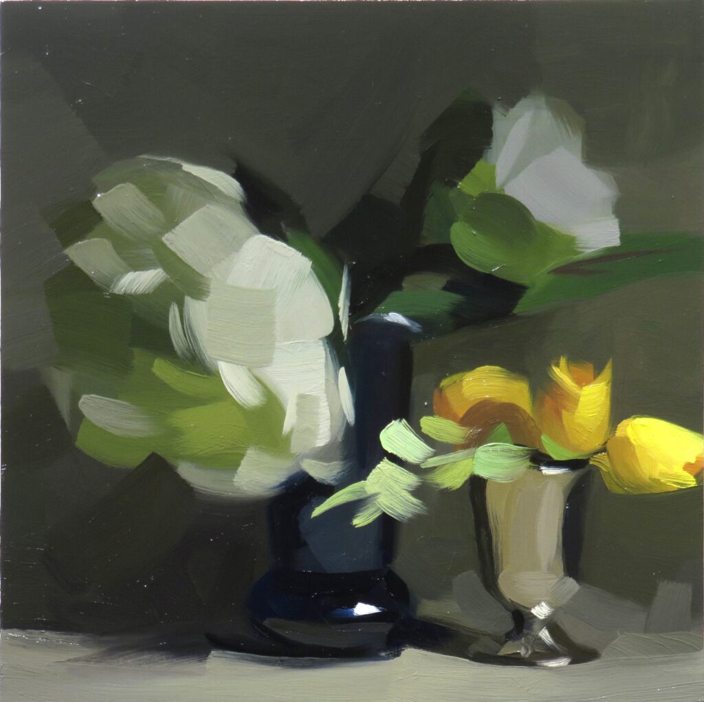 Green Shadow, by Dik F. Liu, 2016, Oil on canvas