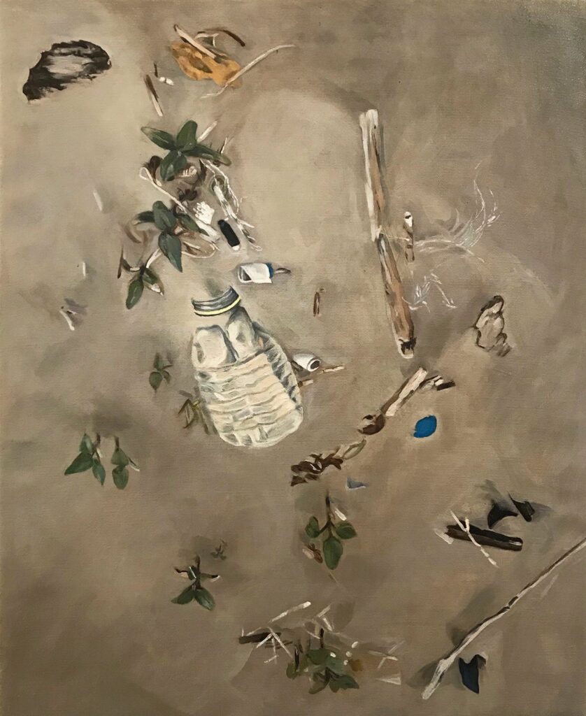 Seagate Still-life I, by Lucy Han, 2017, Oil on linen