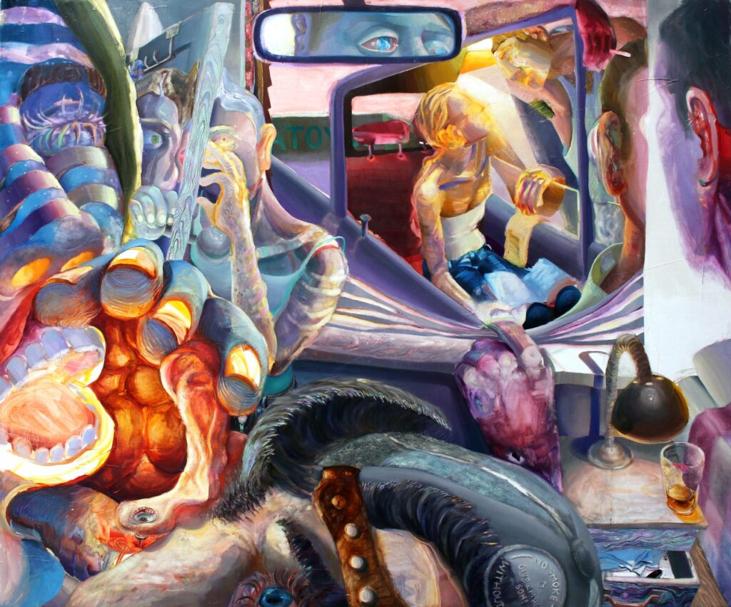 Pass It On, by Danica Lundy, 2018, oil on canvas
