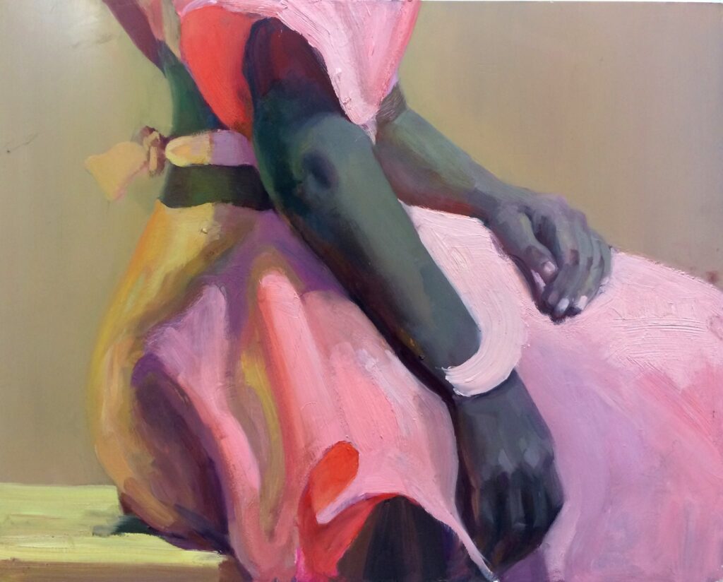 Pinkie, by Danica Lundy, 2016, Oil on panel