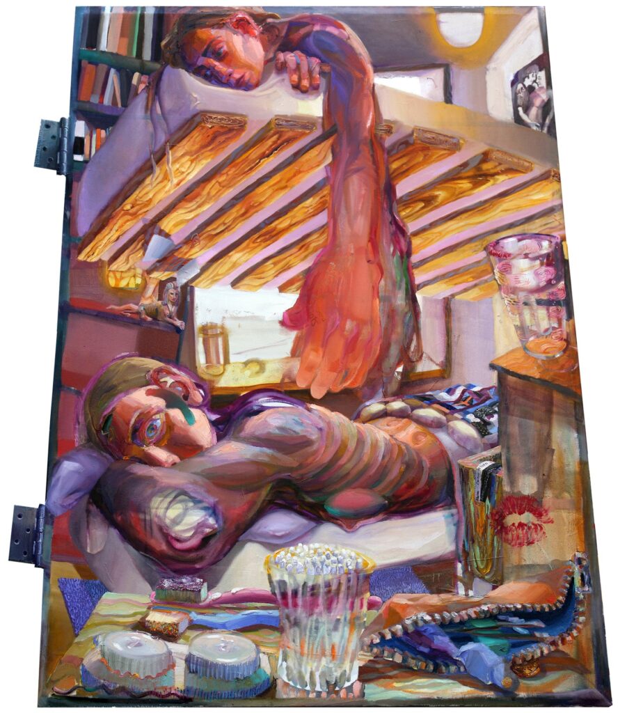 The Reach, by Danica Lundy, 2018, oil on canvas