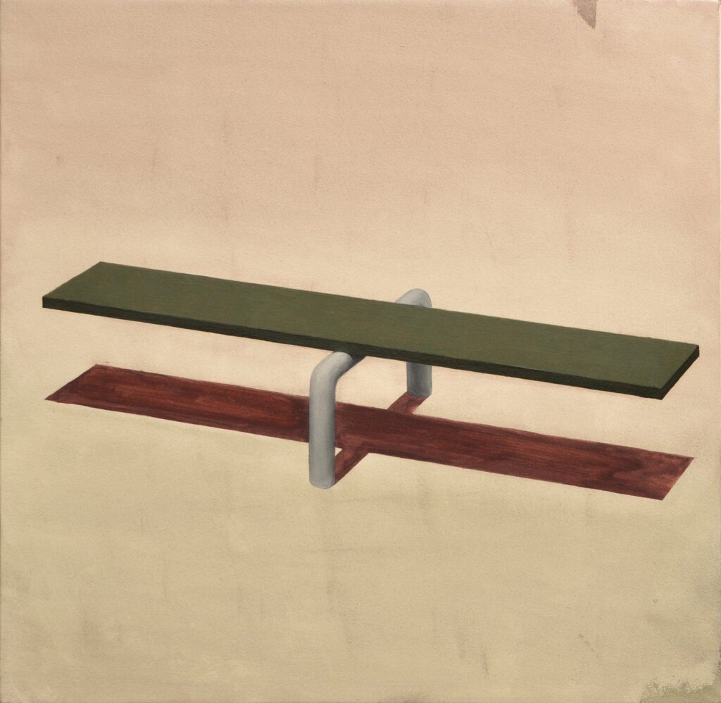 On Joy and Sorrow 1, by Adam Lupton, 2016, Oil on canvas