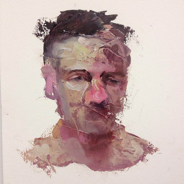 Psychoanalysis Sketch III, by Adam Lupton, 2015, Oil on paper