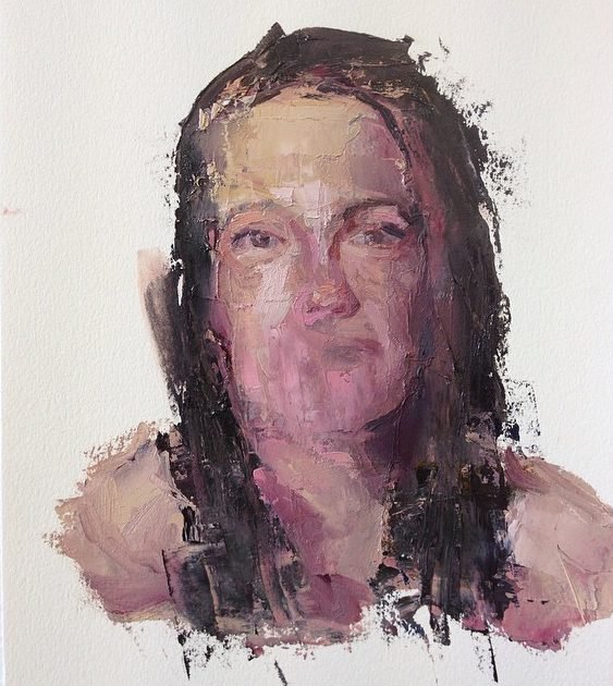 Psychoanalysis Sketch IV, by Adam Lupton, 2015, Oil on paper