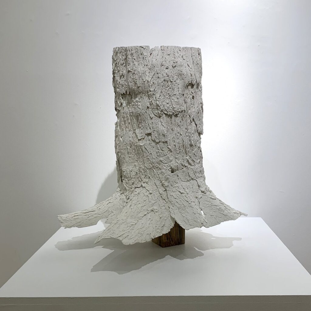 Untitled, by Owen Lynskey, 2023, plaster and wood