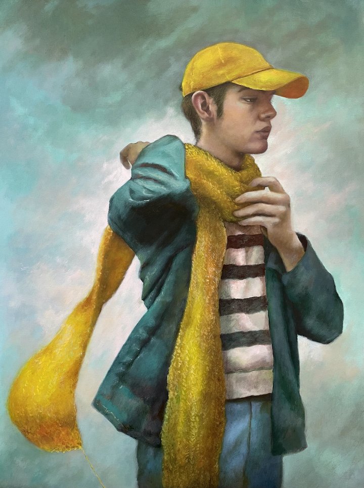 A Little Prince, by Jonathan MacGregor, 2024, oil on canvas