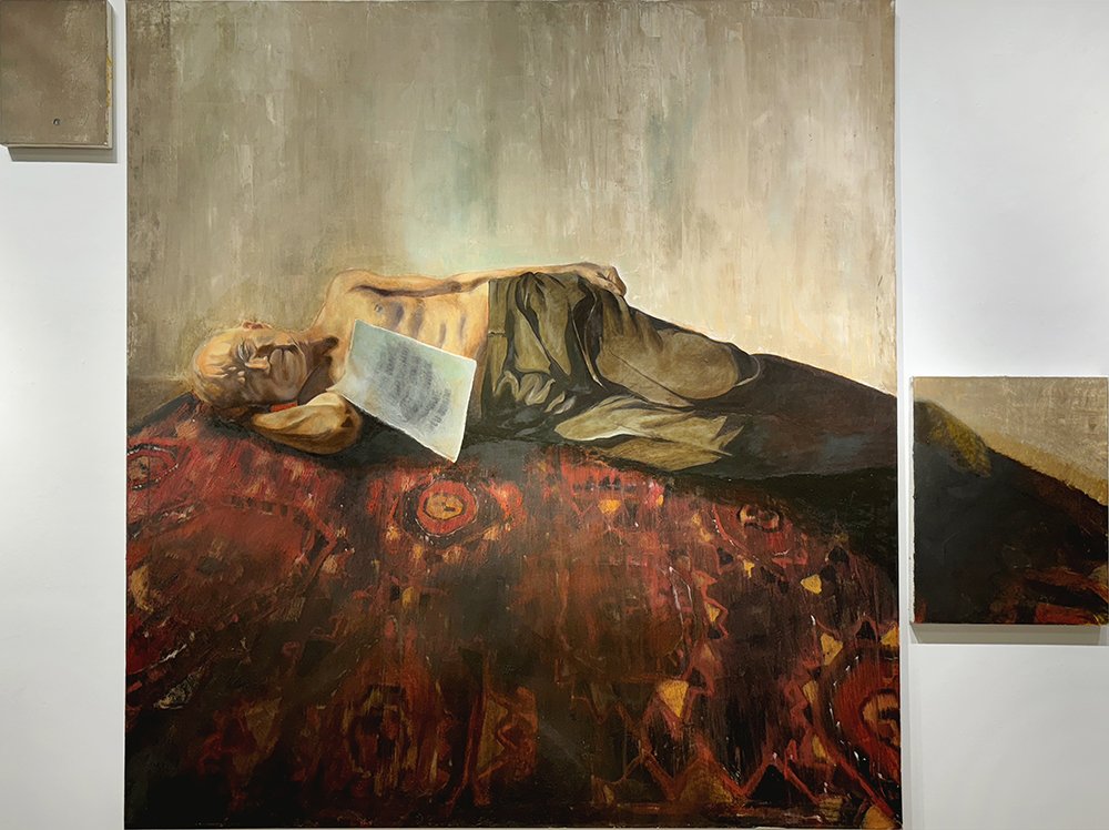Unbroken, by Karim Machado-Aman, 2024, oil on linen