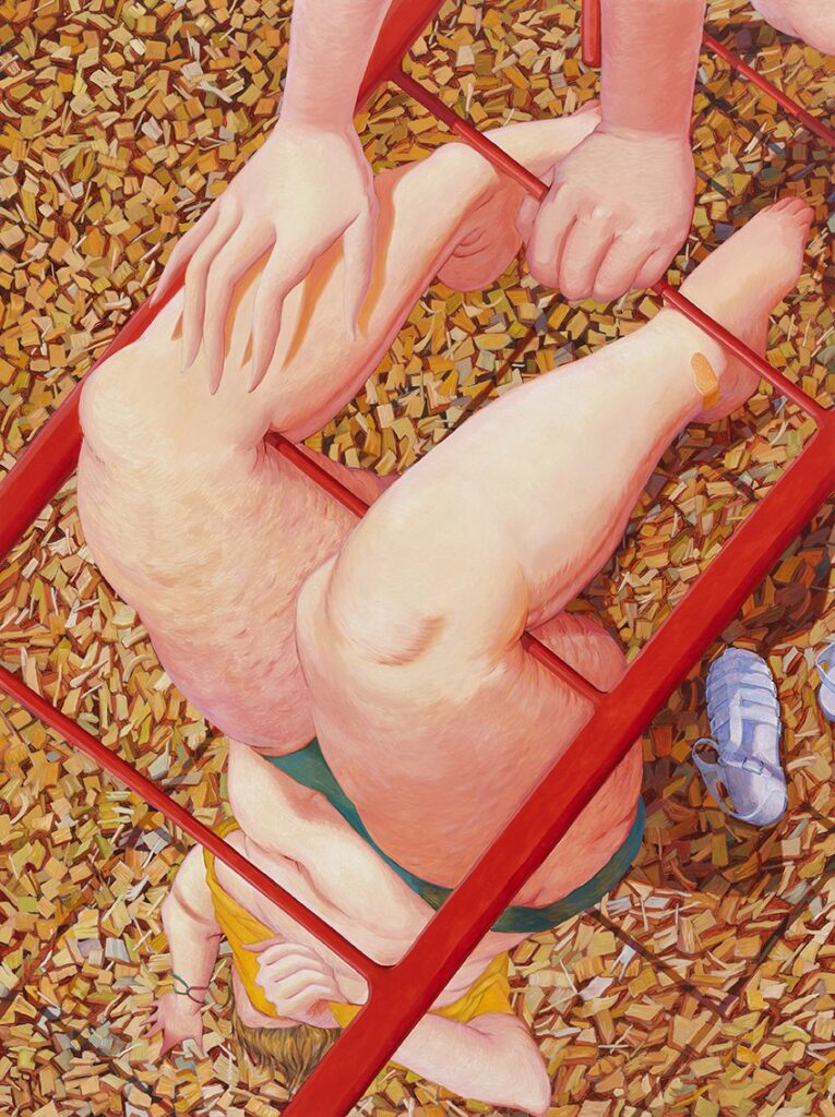 Low-Hanging Fruit, by Maud Madsen, 2021, acrylic on linen