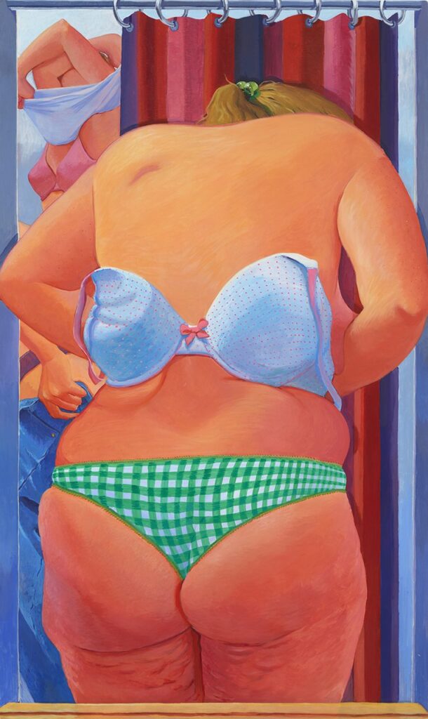 Opening Night, by Maud Madsen, 2021, acrylic on panel