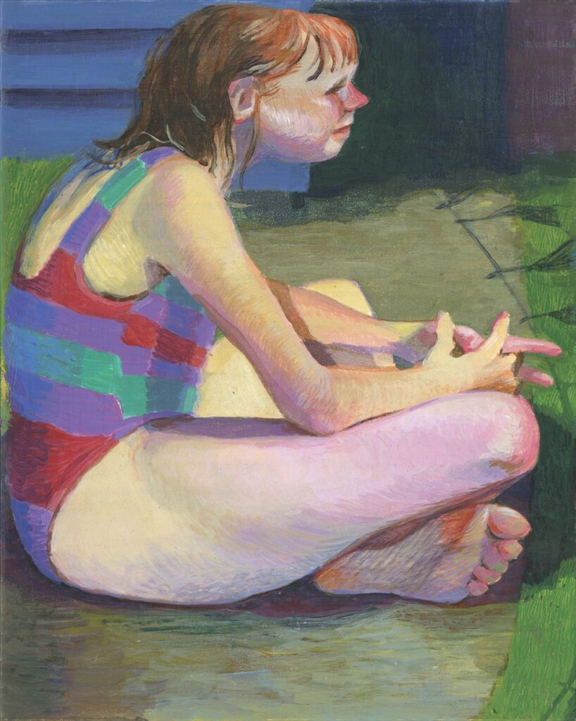 Unsuitable, by Maud Madsen, 2020, acrylic on panel