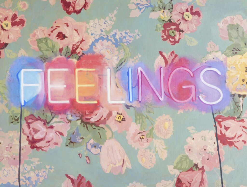 Feelings, by Panni Malekzadeh, 2012, Oil on canvas