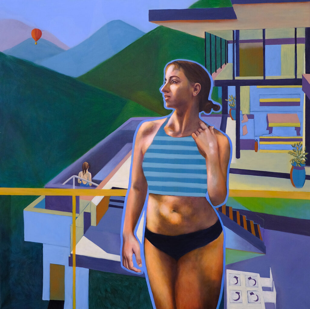 Longing, by Sirun Maloney, 2017, oil on linen