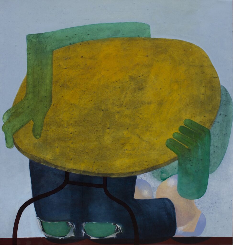Weekday, by Isaac Mann, 2017, Oil on canvas