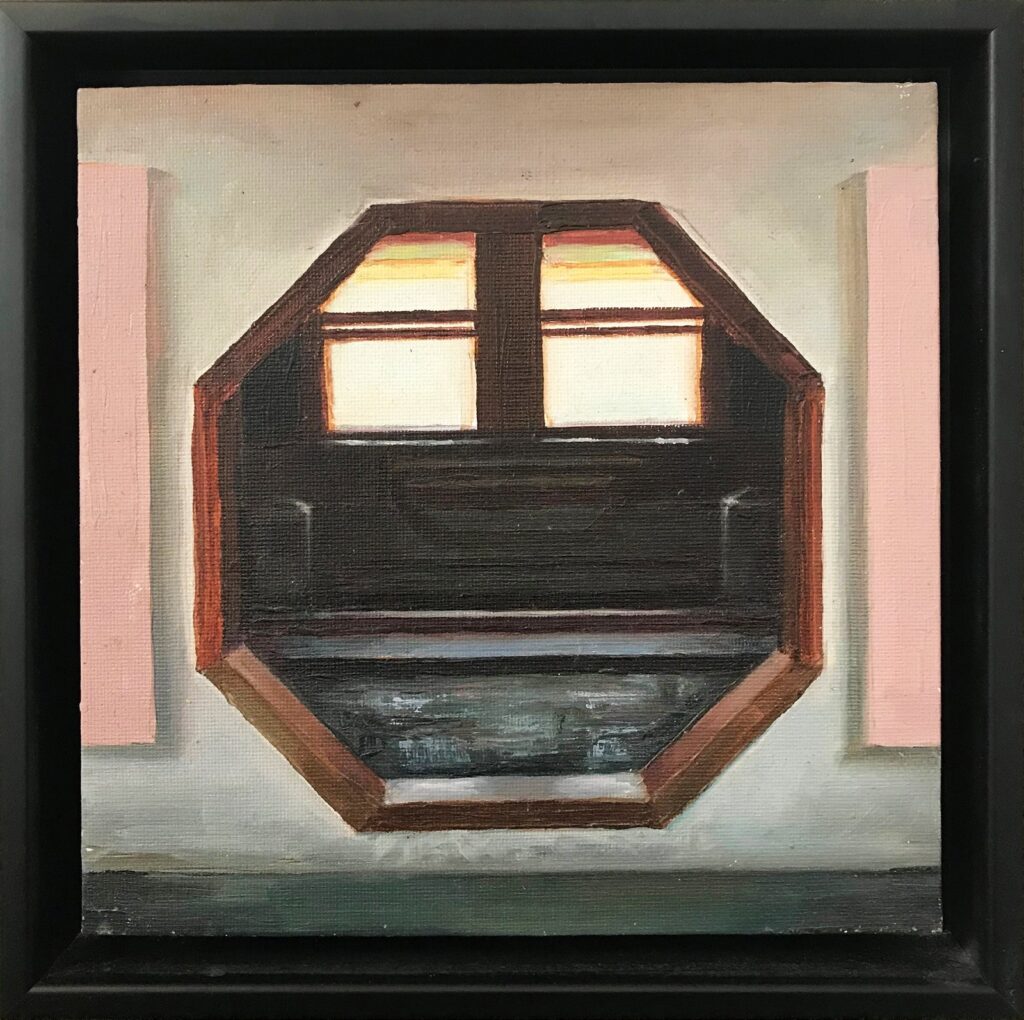 Forbidden City, by Maria Manero, 2017, Oil on canvas