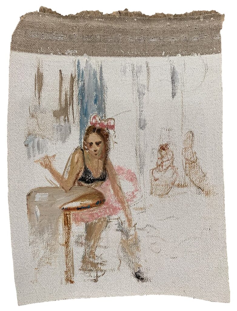 Study 3, by Kathryn Mashevich, 2022, oil on linen