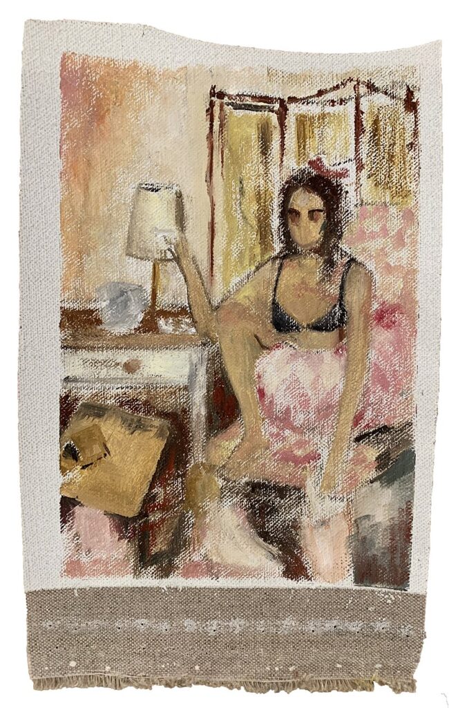 Study 4, by Kathryn Mashevich, 2022, oil on linen