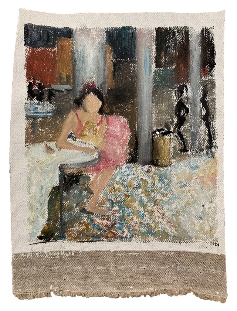 Study 5, by Kathryn Mashevich, 2022, oil on linen