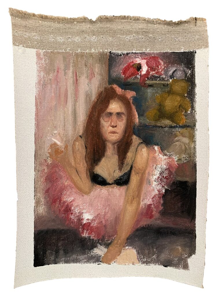 Study 6, by Kathryn Mashevich, 2022, oil on linen