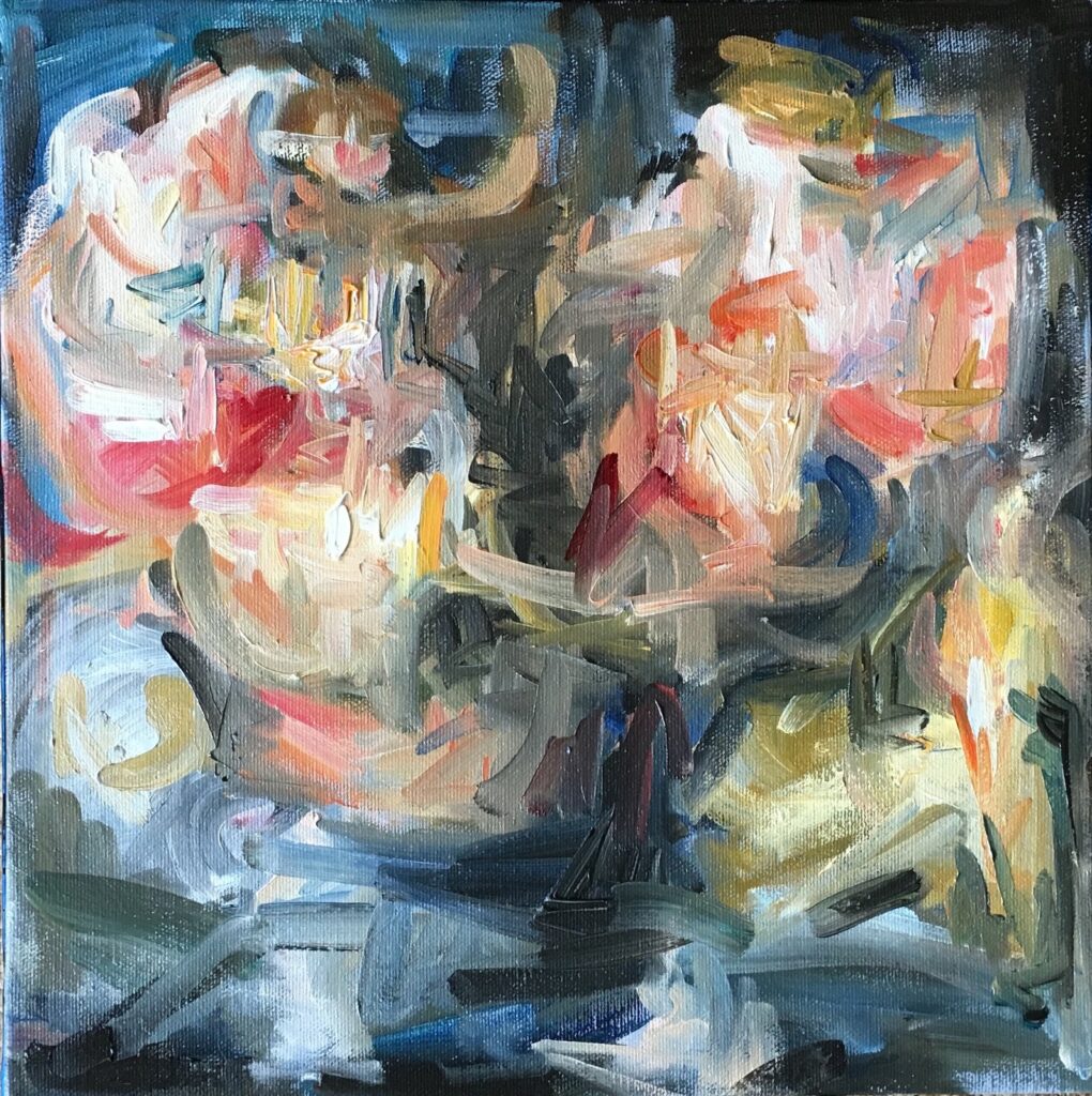 Study of Movement #4, by Ayumi Matsuba, 2016, Oil on canvas