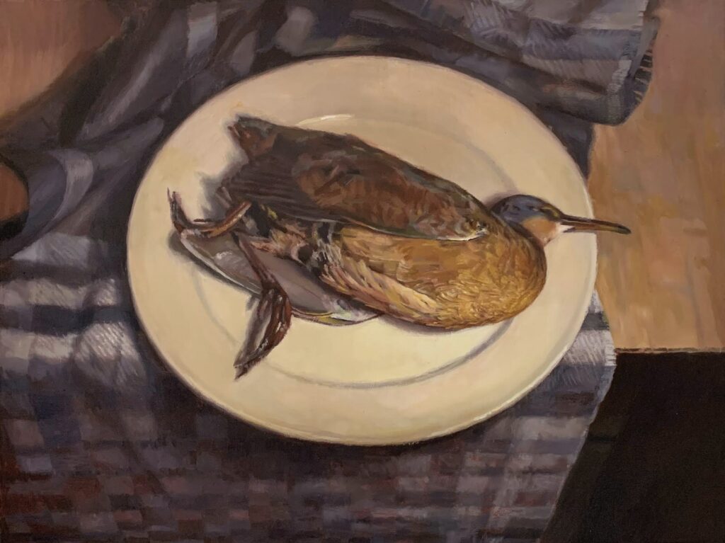 Flight, by Tom Matt, 2020, oil on linen