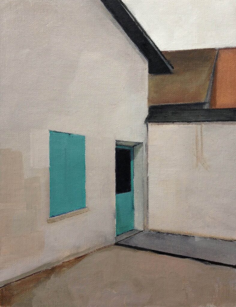 Giverny #2, by Elisabeth McBrien, 2014, Oil on canvas paper
