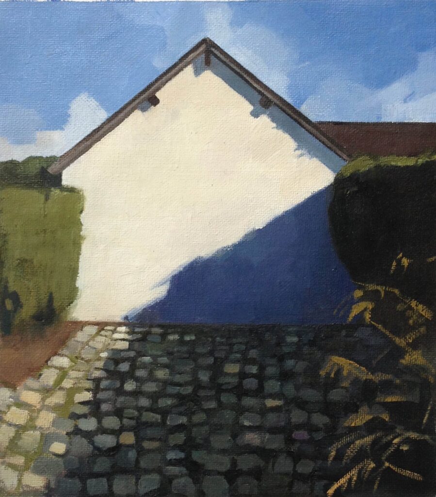 Giverny #3, by Elisabeth McBrien, 2014, Oil on canvas paper